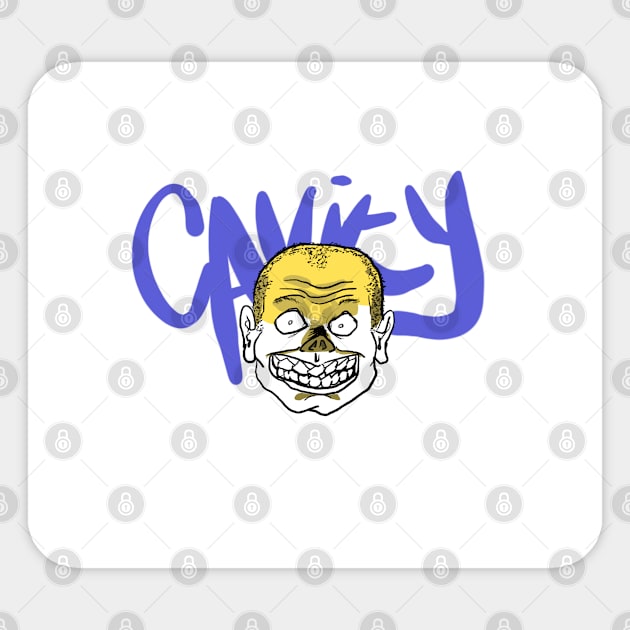 Cavity Creep Sticker by pvpfromnj